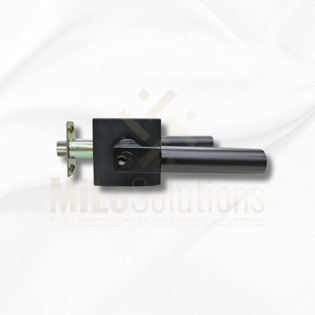 Cerradura Level con Llave – Negro Matte | Sencilla, Segura y Estilizada