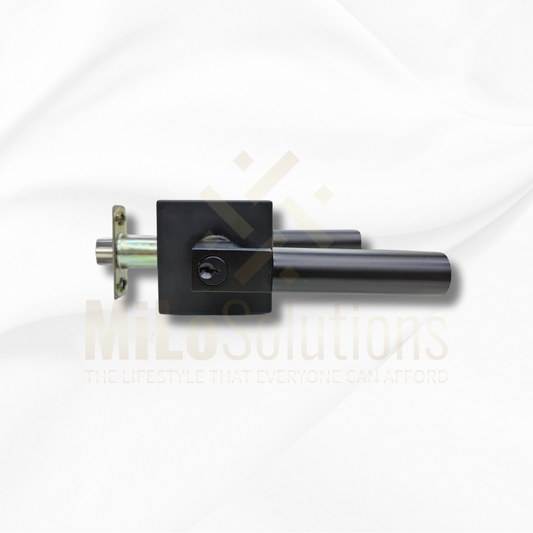 Cerradura Level con Llave – Negro Matte | Sencilla, Segura y Estilizada